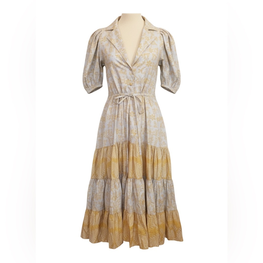 Kleid Yellow and Blue Dress